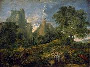 Nicolas Poussin Landscape with Polyphemus France oil painting artist